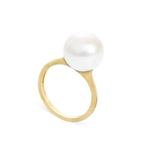 Marco Bicego Africa Boule Collection 18K Yellow Gold and Pearl Ring