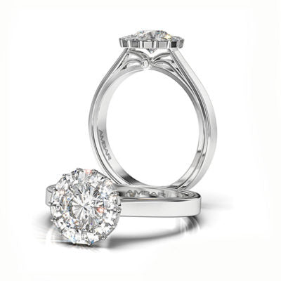 Ring of Fire Engagement Ring