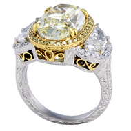 Michael Beaudry Diamond Halo Ring