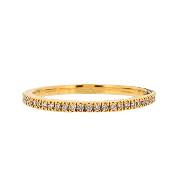 Hearts on Fire Gold Eternity Wedding Band