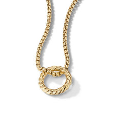Load image into Gallery viewer, Cable Amulet Holder in 18K Yellow Gold
