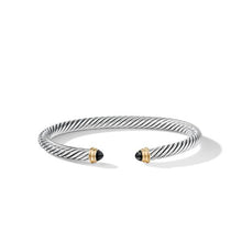Load image into Gallery viewer, Cable Classics Collection Bracelet with Black Onyx and 14K Gold
