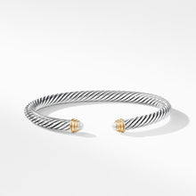 Load image into Gallery viewer, Cable Classics Bracelet with Pearls and Gold
