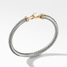 Load image into Gallery viewer, Cable Buckle Bracelet with Gold
