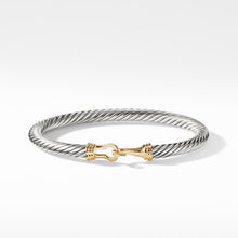 Load image into Gallery viewer, Cable Buckle Bracelet with Gold
