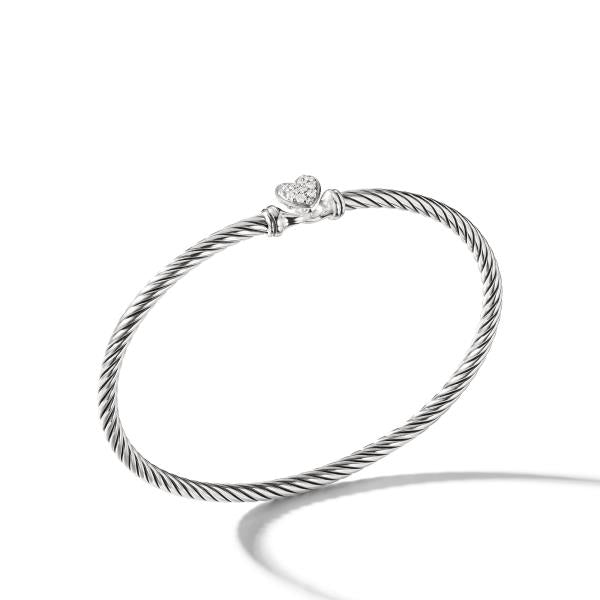 Cable Collectibles Heart Bracelet with Diamonds