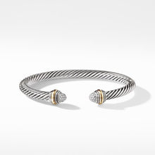 Load image into Gallery viewer, Cable Classics Bracelet with Diamonds and Gold
