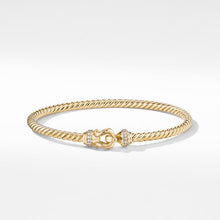 Load image into Gallery viewer, Buckle Bracelet in 18K Yellow Gold with Diamonds
