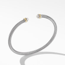 Load image into Gallery viewer, Cable Classic Bracelet with Pearl and 18K Yellow Gold
