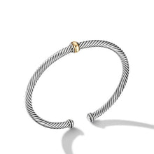 Load image into Gallery viewer, Cable Classics Center Station Bracelet with 18K Yellow Gold
