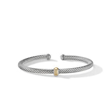 Load image into Gallery viewer, Cable Classics Center Station Bracelet with 18K Yellow Gold

