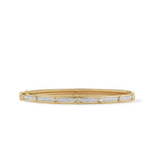 Load image into Gallery viewer, Modern Renaissance Bracelet in 18K Yellow Gold with Full Pave Diamonds
