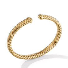 Load image into Gallery viewer, Cablespira Oval Bracelet in 18K Yellow Gold

