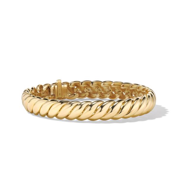 Sculpted Cable Bracelet in 18K Yellow Gold