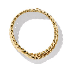 Load image into Gallery viewer, Sculpted Cable Double Wrap Bracelet in 18K Yellow Gold

