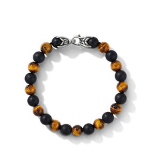 Load image into Gallery viewer, Spiritual Beads Bracelet with Tiger's Eye and Black Onyx
