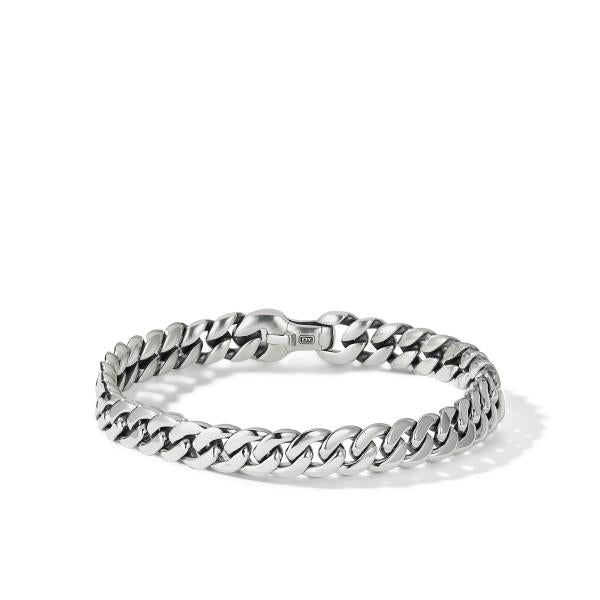 Curb Chain Bracelet With Pave Diamonds