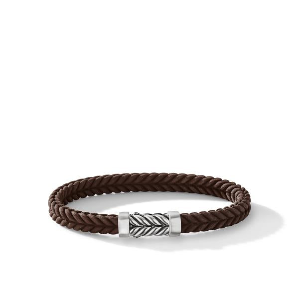 Chevron Brown Rubber Bracelet