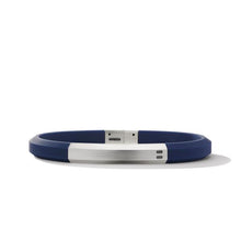 Load image into Gallery viewer, Streamline ID Blue Rubber Bracelet

