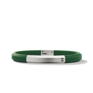 Streamline ID Green Rubber Bracelet