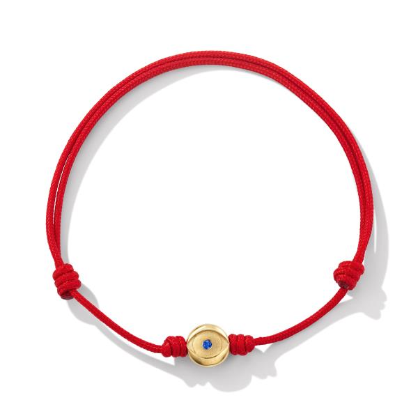 Evil Eye Puffy Red Thread Bracelet – Noellery