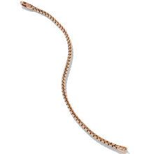 Load image into Gallery viewer, Box Chain Bracelet in 18K Rose Gold
