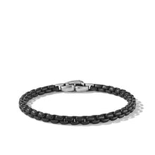 Load image into Gallery viewer, Box Chain Bracelet in Darkened Stainless Steel

