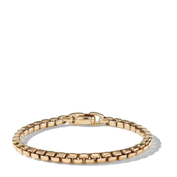 Box Chain Bracelet in Gold