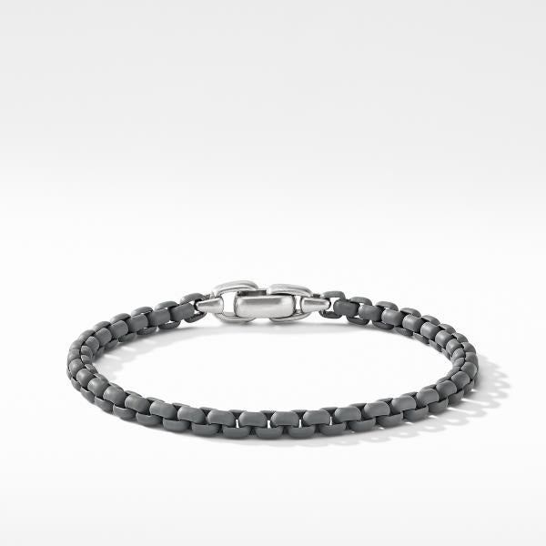 Box Chain Bracelet in Grey