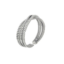 Load image into Gallery viewer, Royal Collection 4 Row Flexible Diamond Bracelet
