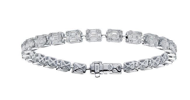Royal Collection Illusion Diamond Bracelet