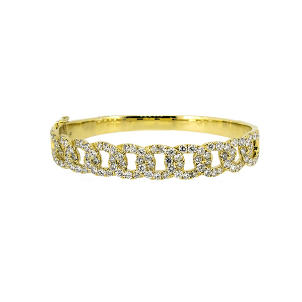 Royal Collection Diamond Chain Link Bracelet