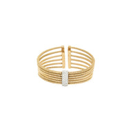 Royal Collection 6 Row Cable Bracelet