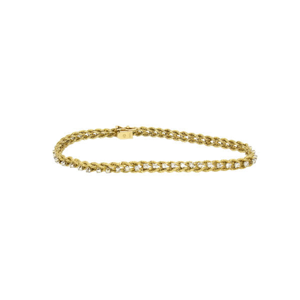 Royal Estate Diamond Rope Chain Bracelet