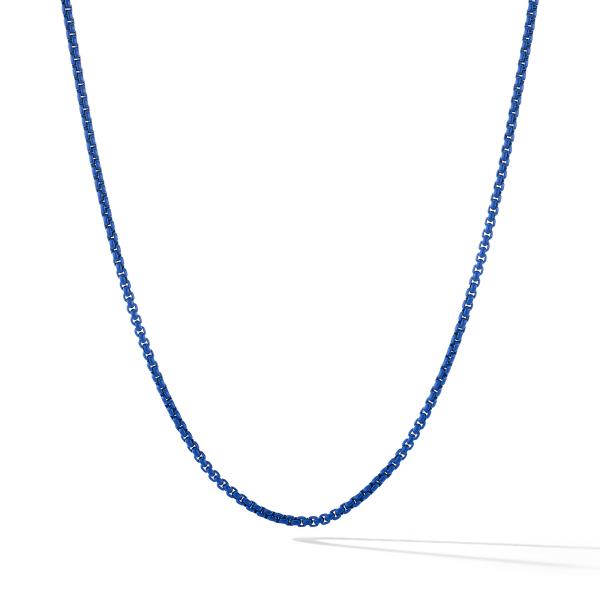 Box Chain in Blue, 2.7mm – Royal Jewelers