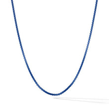 Load image into Gallery viewer, Box Chain in Blue, 2.7mm
