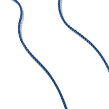Load image into Gallery viewer, Box Chain in Blue, 2.7mm
