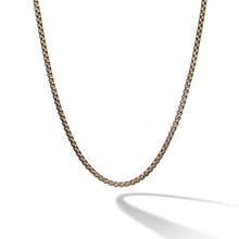 Load image into Gallery viewer, Small Box Chain in 18K Gold, 2.7mm
