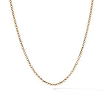 Load image into Gallery viewer, Box Chain Necklace in 18K Yellow Gold, 1.7mm

