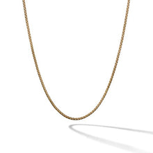 Load image into Gallery viewer, Box Chain Necklace in 18K Yellow Gold, 1.7mm
