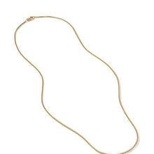 Load image into Gallery viewer, Box Chain Necklace in 18K Yellow Gold, 1.7mm
