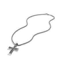 Load image into Gallery viewer, Chevron Cross with Black Diamonds
