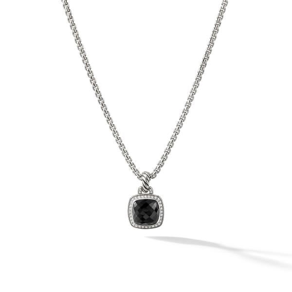 Albion Pendant with Black Onyx and Diamonds