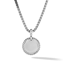 Load image into Gallery viewer, DY Elements Disc Pendant with Pave Diamonds
