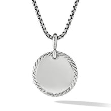 Load image into Gallery viewer, DY Elements Disc Pendant with Pave Diamonds
