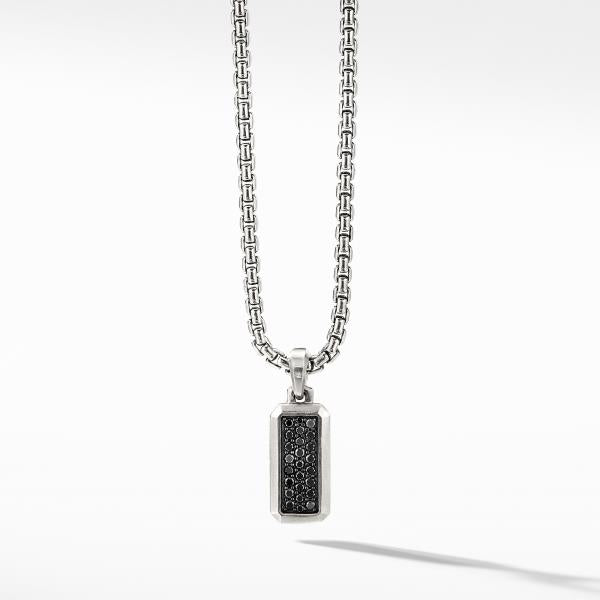 Streamline Amulet with Black Diamonds