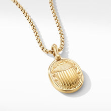 Load image into Gallery viewer, Petrvs Scarab Amulet in 18K Yellow Gold
