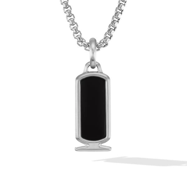 Cairo Cartouche Amulet with Black Onyx