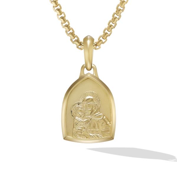 St. Anthony Amulet in 18K Yellow Gold