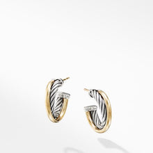 Load image into Gallery viewer, Hoop Earrings with 18K Gold
